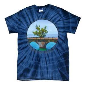 Fred The Tree Marathon Fl 7 Mile Bridge Tree Of Hope Tie-Dye T-Shirt