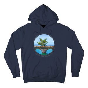 Fred The Tree Marathon Fl 7 Mile Bridge Tree Of Hope Tall Hoodie