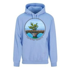 Fred The Tree Marathon Fl 7 Mile Bridge Tree Of Hope Unisex Surf Hoodie