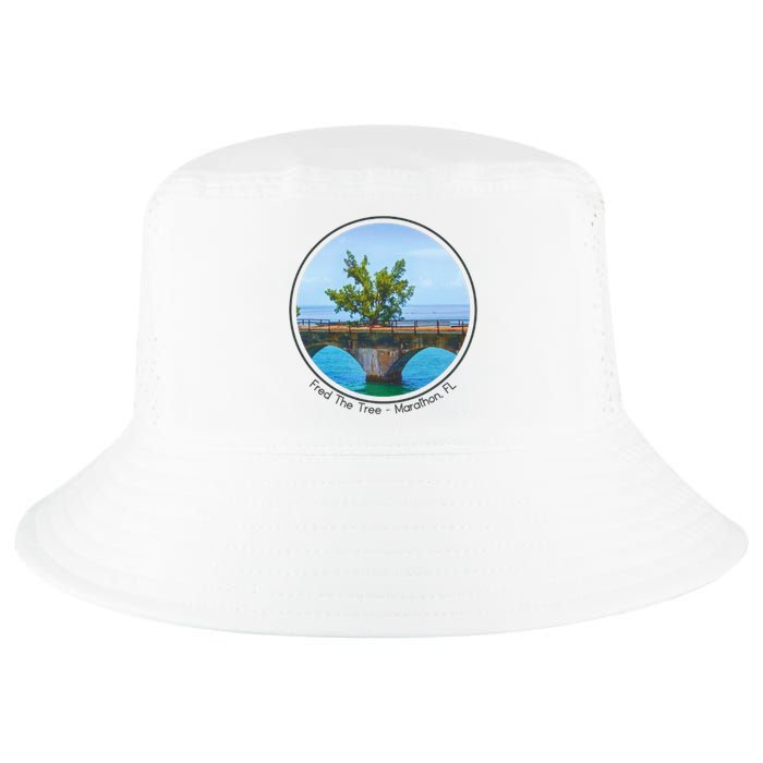 Fred The Tree Marathon Fl 7 Mile Bridge Tree Of Hope Cool Comfort Performance Bucket Hat