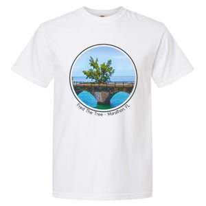 Fred The Tree Marathon Fl 7 Mile Bridge Tree Of Hope Garment-Dyed Heavyweight T-Shirt