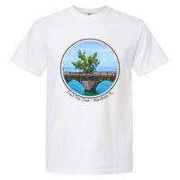 Fred The Tree Marathon Fl 7 Mile Bridge Tree Of Hope Garment-Dyed Heavyweight T-Shirt