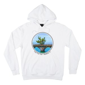 Fred The Tree Marathon Fl 7 Mile Bridge Tree Of Hope Hoodie