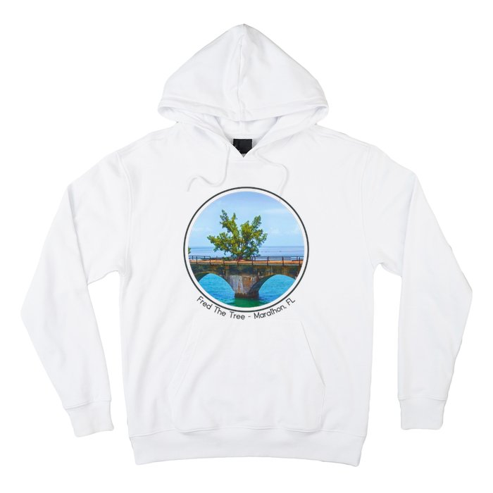 Fred The Tree Marathon Fl 7 Mile Bridge Tree Of Hope Hoodie