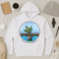 Fred The Tree Marathon Fl 7 Mile Bridge Tree Of Hope Hoodie