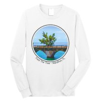 Fred The Tree Marathon Fl 7 Mile Bridge Tree Of Hope Long Sleeve Shirt