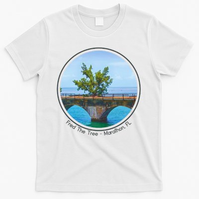 Fred The Tree Marathon Fl 7 Mile Bridge Tree Of Hope T-Shirt