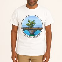 Fred The Tree Marathon Fl 7 Mile Bridge Tree Of Hope Tall T-Shirt