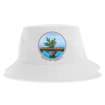 Fred The Tree Marathon Fl 7 Mile Bridge Tree Of Hope Sustainable Bucket Hat