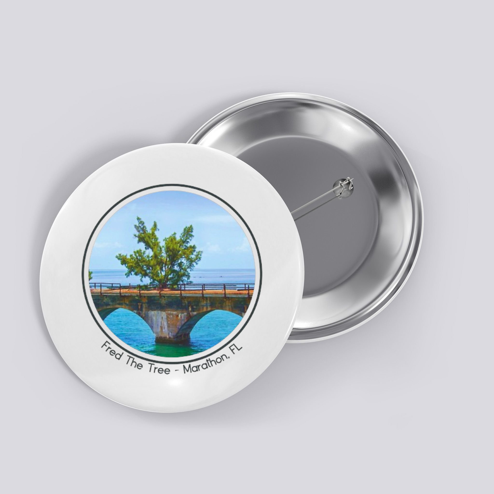 Fred The Tree Marathon Fl 7 Mile Bridge Tree Of Hope Button