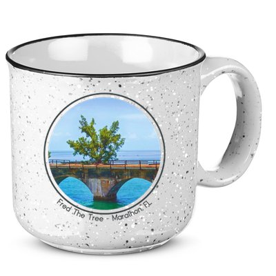 Fred The Tree Marathon Fl 7 Mile Bridge Tree Of Hope 15oz Campfire Ceramic Mug