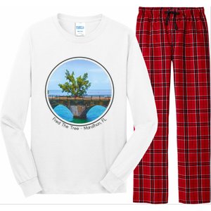 Fred The Tree Marathon Fl 7 Mile Bridge Tree Of Hope Long Sleeve Pajama Set