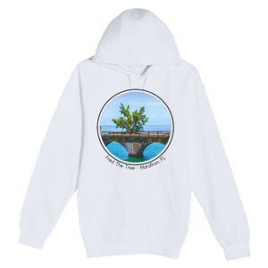 Fred The Tree Marathon Fl 7 Mile Bridge Tree Of Hope Premium Pullover Hoodie