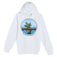 Fred The Tree Marathon Fl 7 Mile Bridge Tree Of Hope Premium Pullover Hoodie