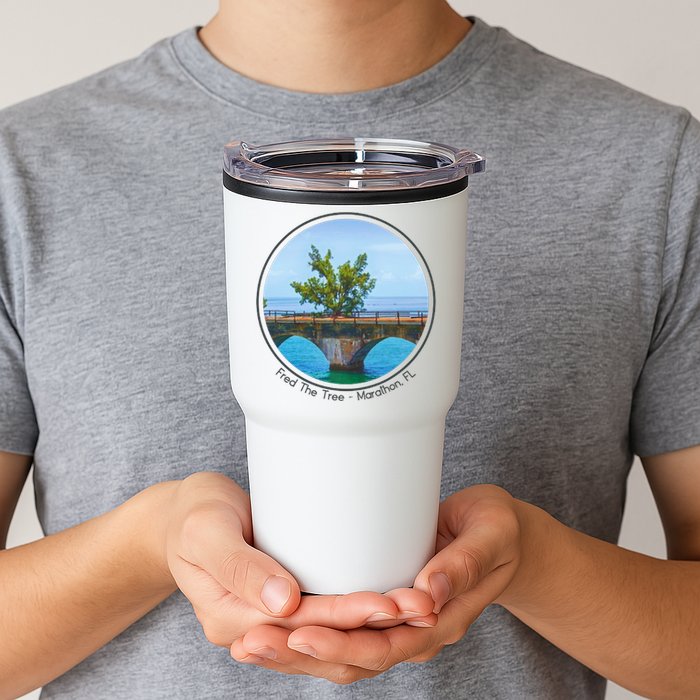 Fred The Tree Marathon Fl 7 Mile Bridge Tree Of Hope Tumbler