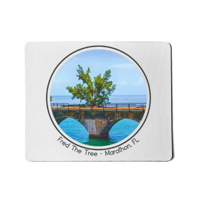 Fred The Tree Marathon Fl 7 Mile Bridge Tree Of Hope Mousepad