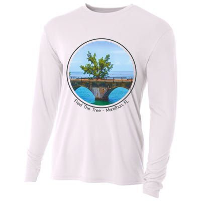 Fred The Tree Marathon Fl 7 Mile Bridge Tree Of Hope Cooling Performance Long Sleeve Crew