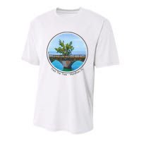 Fred The Tree Marathon Fl 7 Mile Bridge Tree Of Hope Youth Performance Sprint T-Shirt