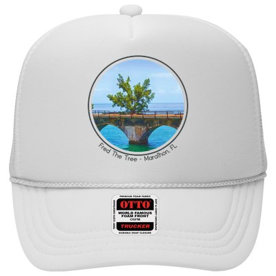 Fred The Tree Marathon Fl 7 Mile Bridge Tree Of Hope Trucker Hat