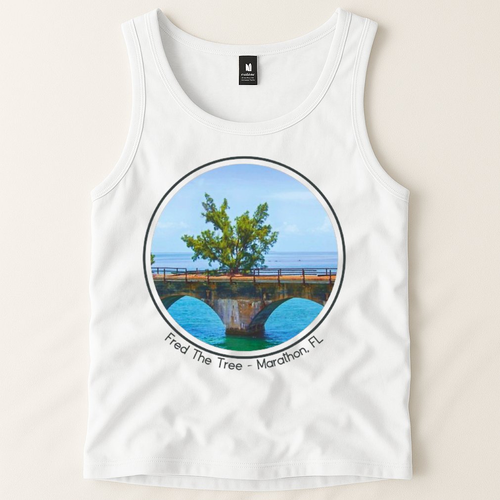Fred The Tree Marathon Fl 7 Mile Bridge Tree Of Hope Tank Top