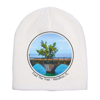 Fred The Tree Marathon Fl 7 Mile Bridge Tree Of Hope Short Acrylic Beanie