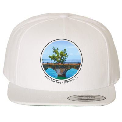 Fred The Tree Marathon Fl 7 Mile Bridge Tree Of Hope Wool Snapback Cap