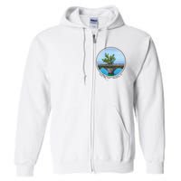 Fred The Tree Marathon Fl 7 Mile Bridge Tree Of Hope Full Zip Hoodie