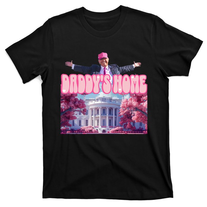 Funny Trump Take America Back DaddyS Home Trump Pink 2024 T-Shirt