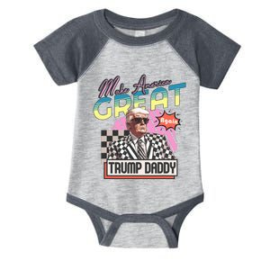 Funny Trump Take America Back DaddyS Home Trump Pink 2024 Infant Baby Jersey Bodysuit