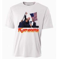 Funny Trump Trumpamania Trump Wrestling Meme Fake News Trumpamania Cooling Performance Crew T-Shirt