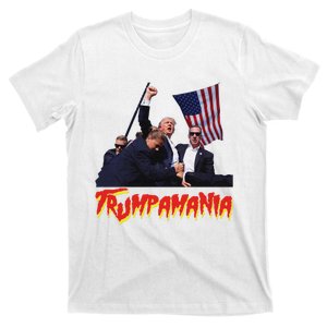 Funny Trump Trumpamania Trump Wrestling Meme Fake News Trumpamania T-Shirt