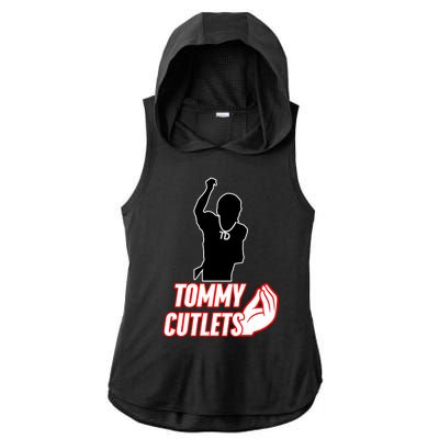 Football Td Tommy Cutlets Diamond Chain New York Italian Ladies PosiCharge Tri-Blend Wicking Draft Hoodie Tank