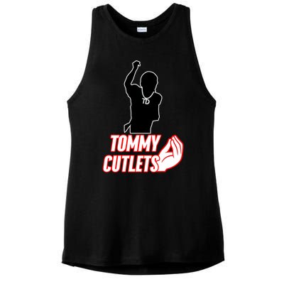 Football Td Tommy Cutlets Diamond Chain New York Italian Ladies PosiCharge Tri-Blend Wicking Tank