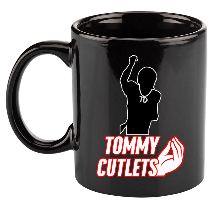 Football Td Tommy Cutlets Diamond Chain New York Italian 11oz C Handle Ceramic Mug