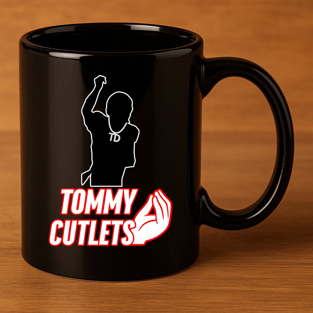 Football Td Tommy Cutlets Diamond Chain New York Italian 11oz C Handle Ceramic Mug