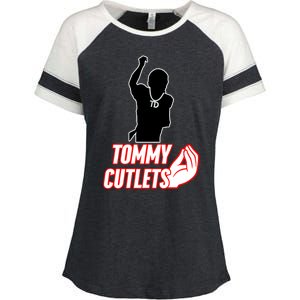 Football Td Tommy Cutlets Diamond Chain New York Italian Enza Ladies Jersey Colorblock Tee