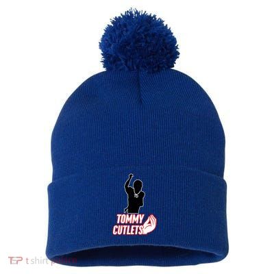 Football Td Tommy Cutlets Diamond Chain New York Italian Pom Pom 12in Knit Beanie