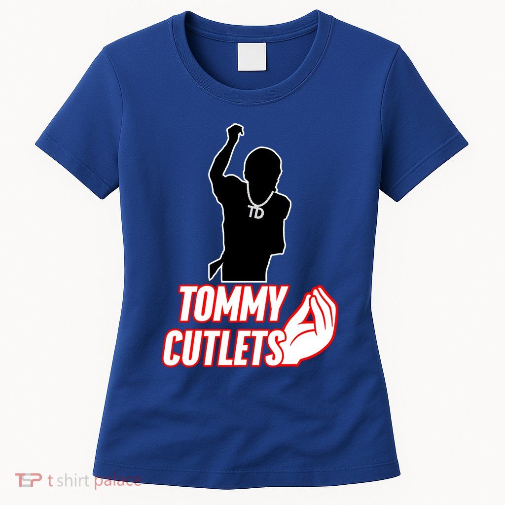 Football Td Tommy Cutlets Diamond Chain New York Italian Womens T-Shirt