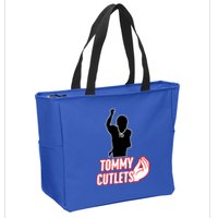 Football Td Tommy Cutlets Diamond Chain New York Italian Zip Tote Bag