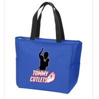Football Td Tommy Cutlets Diamond Chain New York Italian Zip Tote Bag