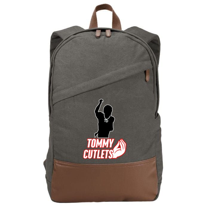 Football Td Tommy Cutlets Diamond Chain New York Italian Cotton Canvas Backpack