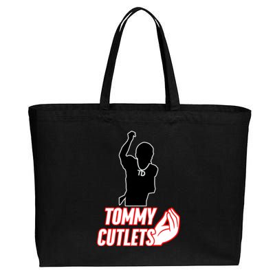 Football Td Tommy Cutlets Diamond Chain New York Italian Cotton Canvas Jumbo Tote