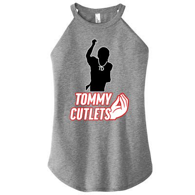 Football Td Tommy Cutlets Diamond Chain New York Italian Women's Perfect Tri Rocker Tank