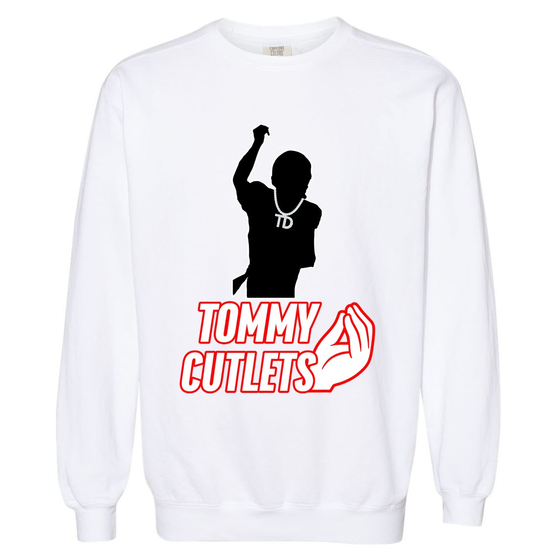 Football Td Tommy Cutlets Diamond Chain New York Italian Garment-Dyed Sweatshirt
