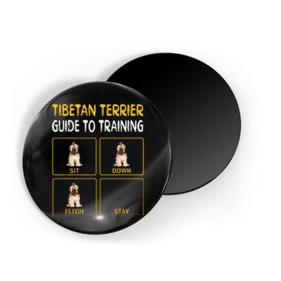 Funny Tibetan Terrier Guide To Training Dog Obedience Magnet