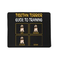 Funny Tibetan Terrier Guide To Training Dog Obedience Mousepad