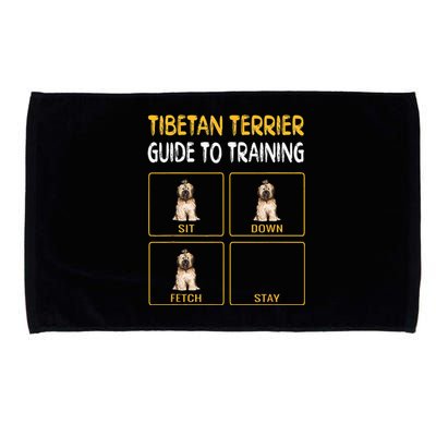 Funny Tibetan Terrier Guide To Training Dog Obedience Microfiber Hand Towel