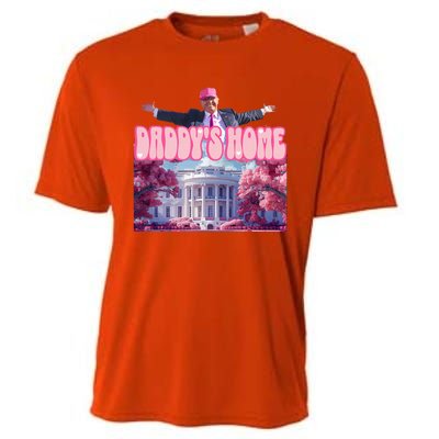 Funny Trump Take America Back DaddyS Home Trump Pink Cooling Performance Crew T-Shirt