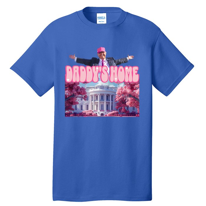 Funny Trump Take America Back DaddyS Home Trump Pink Tall T-Shirt