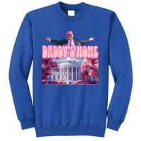 Funny Trump Take America Back DaddyS Home Trump Pink Tall Sweatshirt